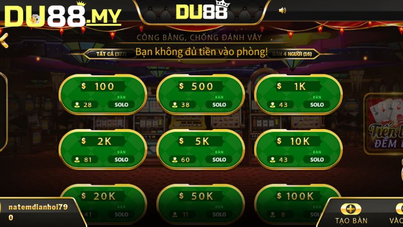 Kinh Nghiệm Thực Chiến Để Tăng Tỷ Lệ Thắng Tại Du88