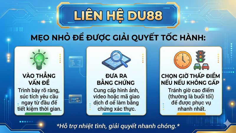 Mẹo Nhỏ Để Được Giải Quyết Tốc Hành Mẹo Nhỏ Để Được Giải Quyết Tốc Hành